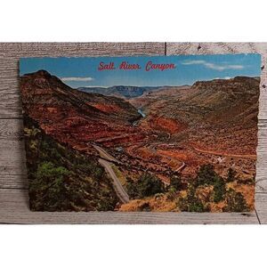 VTG Postcard Salt River Canton Arizona Travel Ephemera Memorabilia Souvenir‎